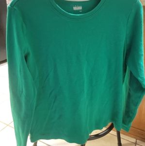 Christmas green cotton shirt